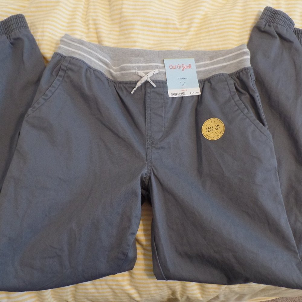 Cat & Jack (Boy) Gray Jogger Pants